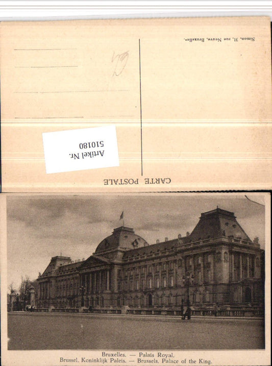 510180,Belgium Bruxelles Brüssel Palais Royal Gebäude