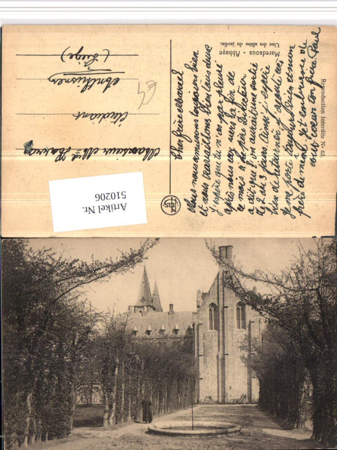 510206,Belgium Anhee Maredsous Abbaye Abtei