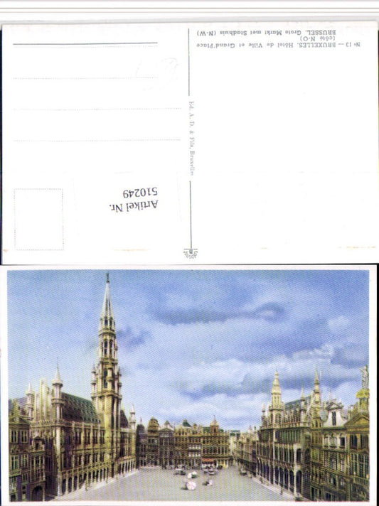 510249,Belgium Bruxelles Brüssel Hotel de Ville Rathaus