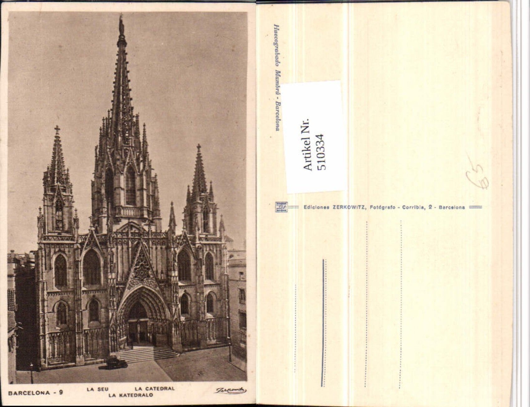 Alte Ansichtskarte – Old Postcard