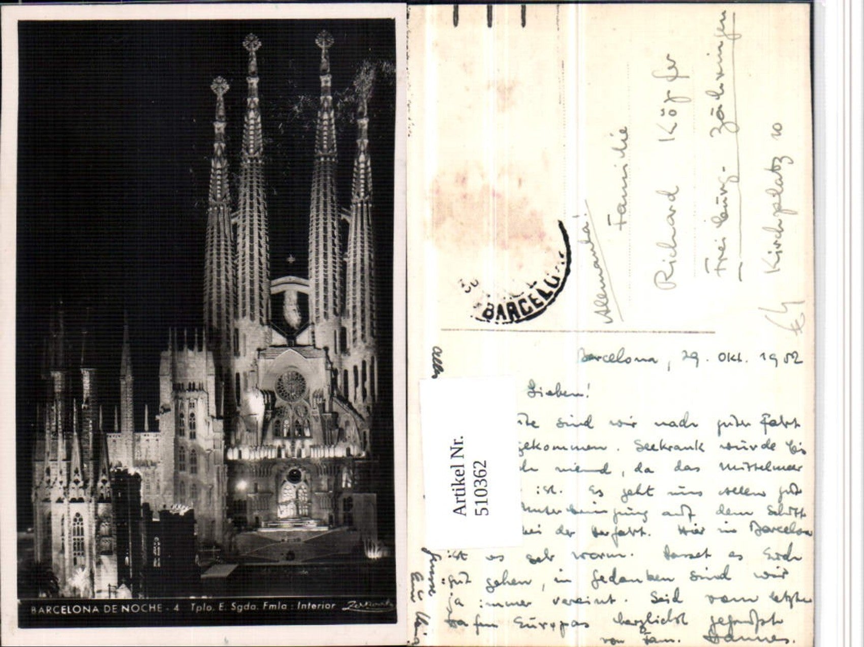 Alte Ansichtskarte – Old Postcard