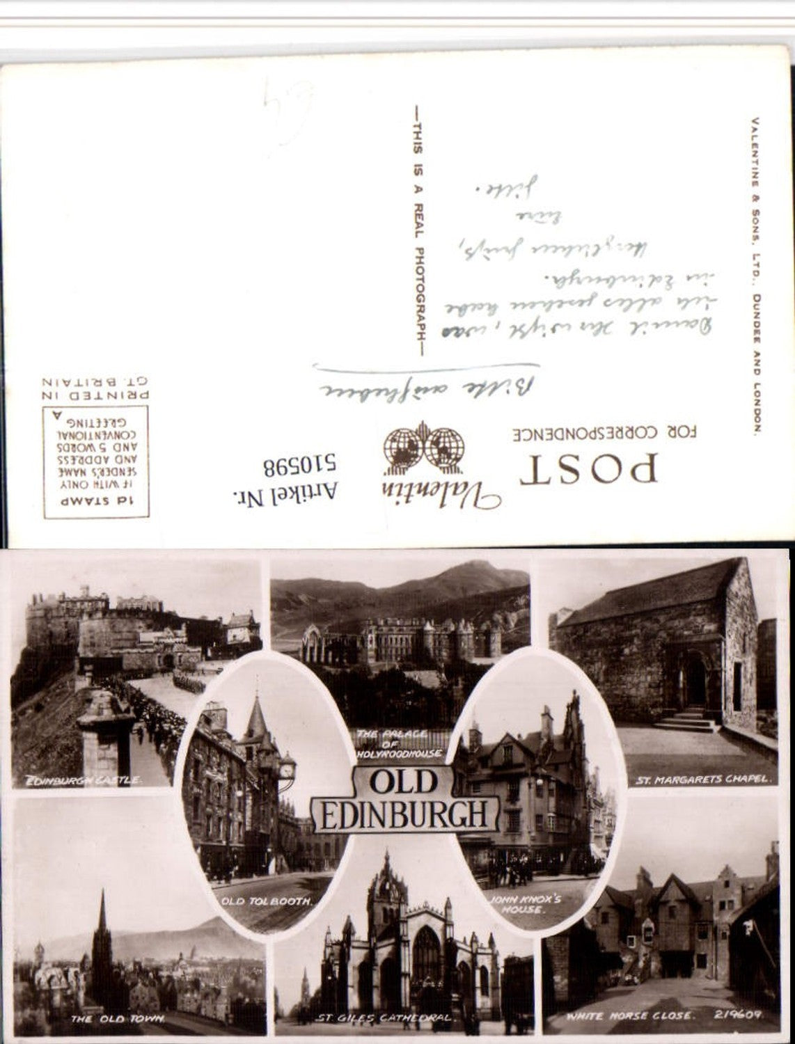 Alte Ansichtskarte – Old Postcard