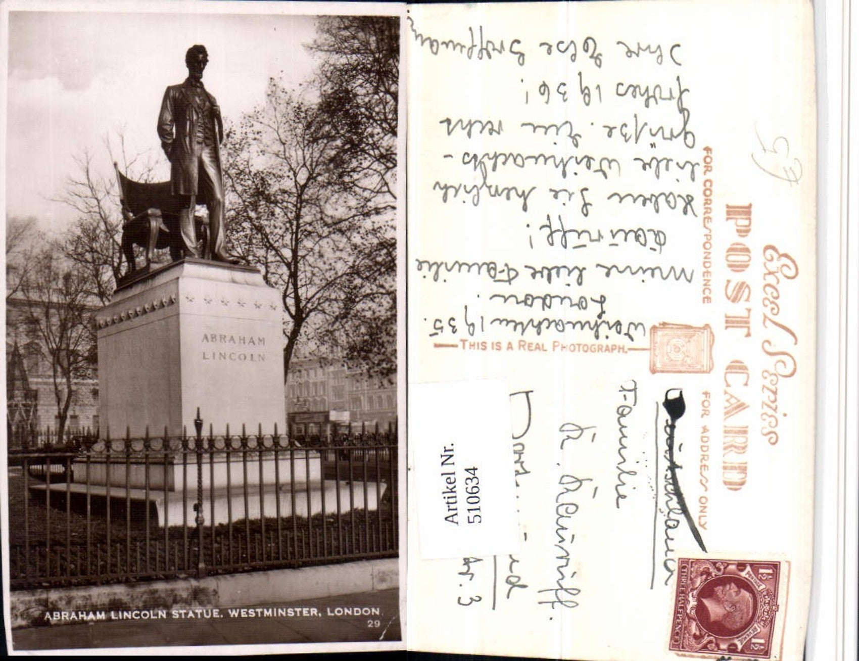 Alte Ansichtskarte – Old Postcard