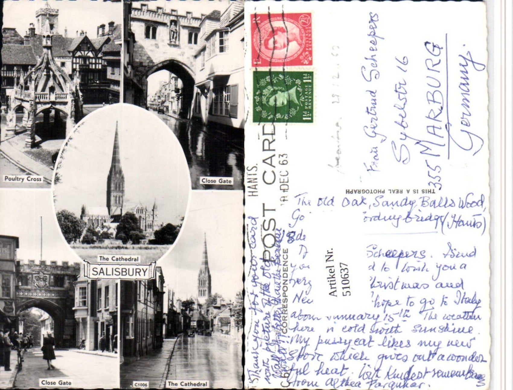 Alte Ansichtskarte – Old Postcard