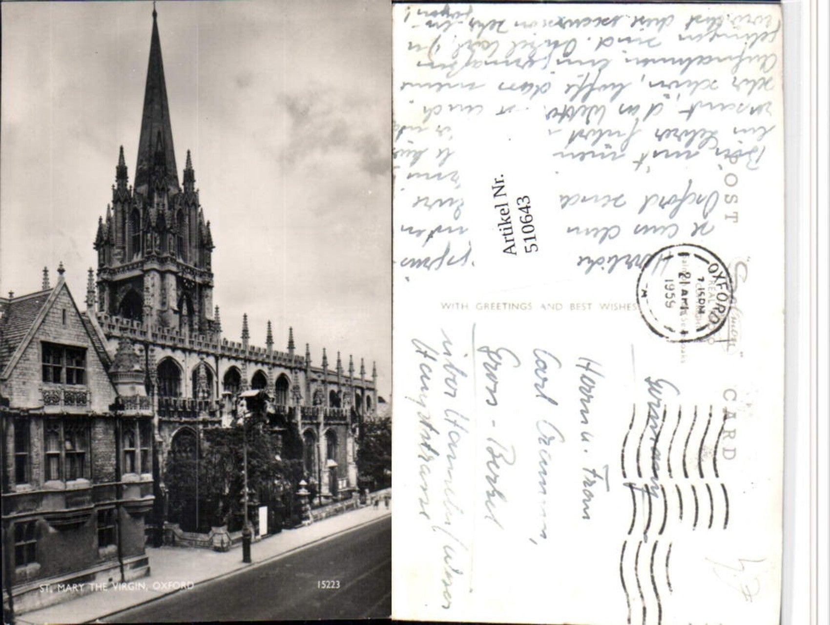 Alte Ansichtskarte – Old Postcard