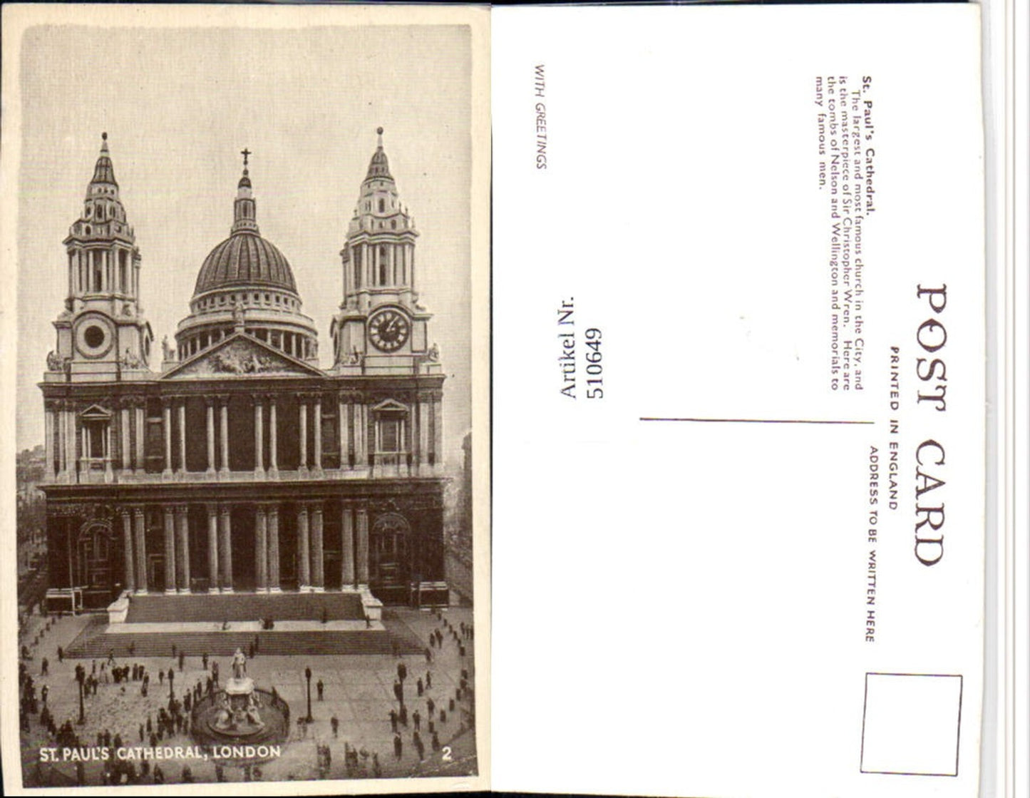 Alte Ansichtskarte – Old Postcard