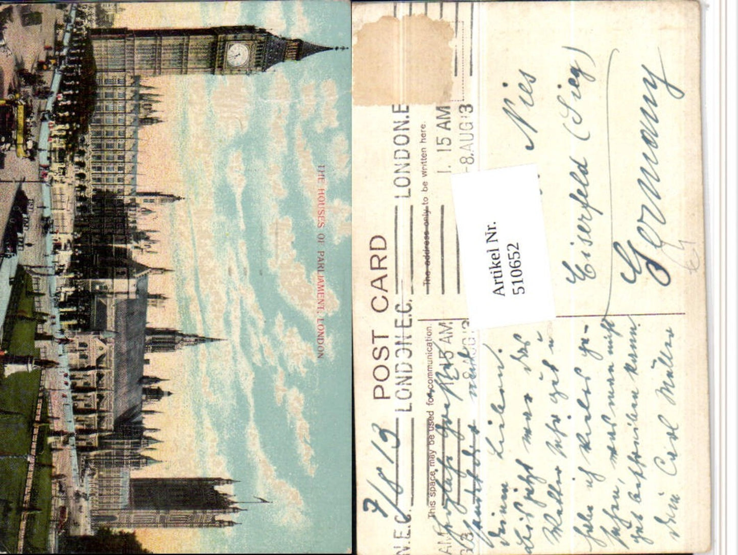 Alte Ansichtskarte – Old Postcard