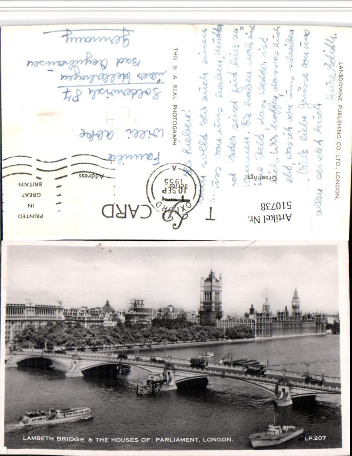 Alte Ansichtskarte – Old Postcard