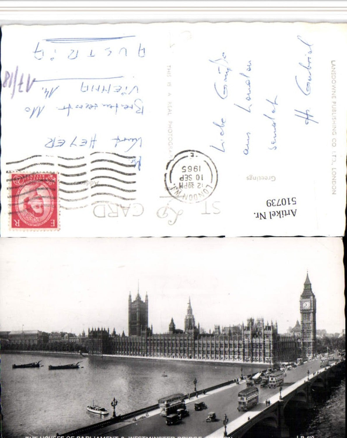 Alte Ansichtskarte – Old Postcard