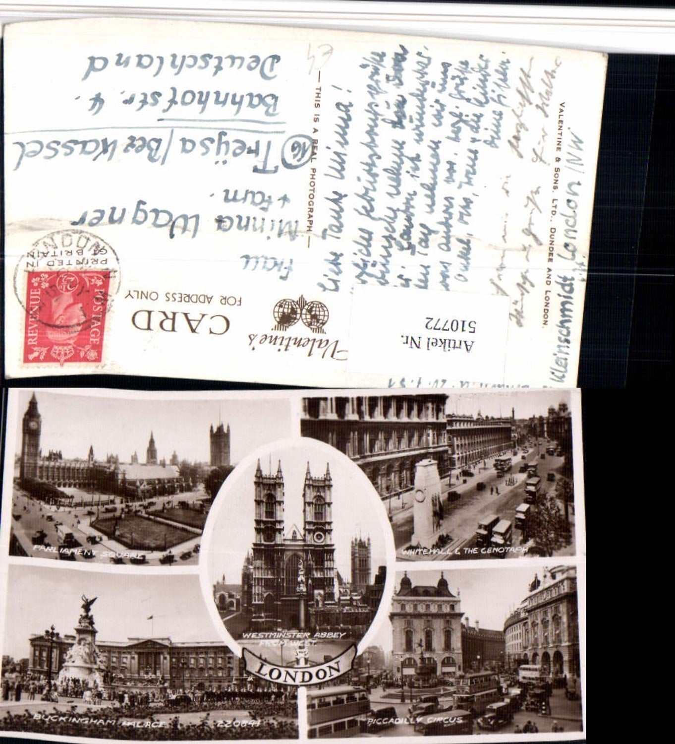 Alte Ansichtskarte – Old Postcard