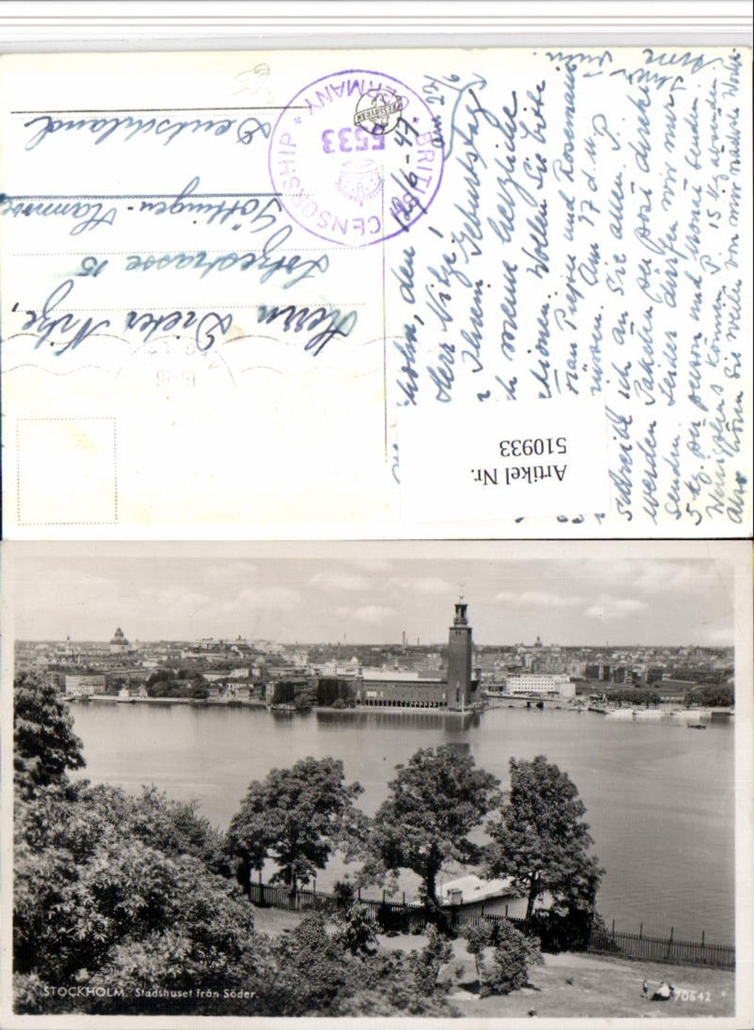 Alte Ansichtskarte – Old Postcard