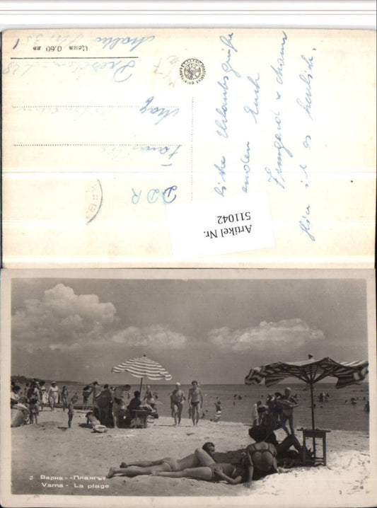 511042,Bulgaria Varna Warna La plage Strandleben Strand