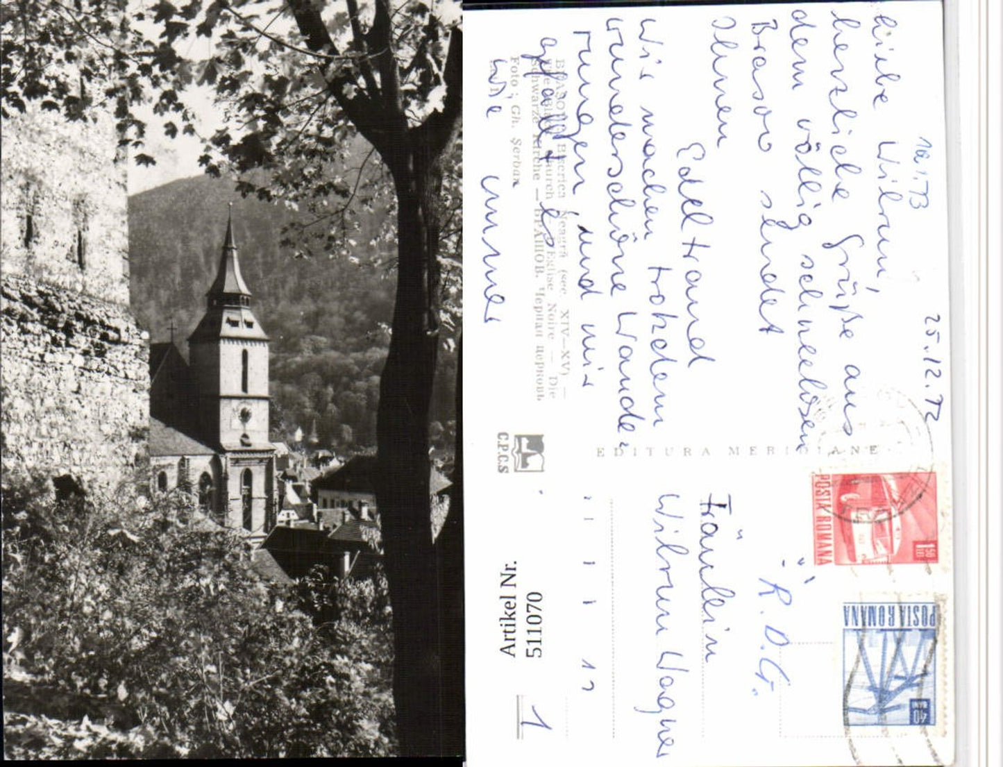 Alte Ansichtskarte – Old Postcard