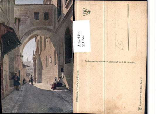 511156,Israel Jerusalem Eccehomo-Bogen Gasse