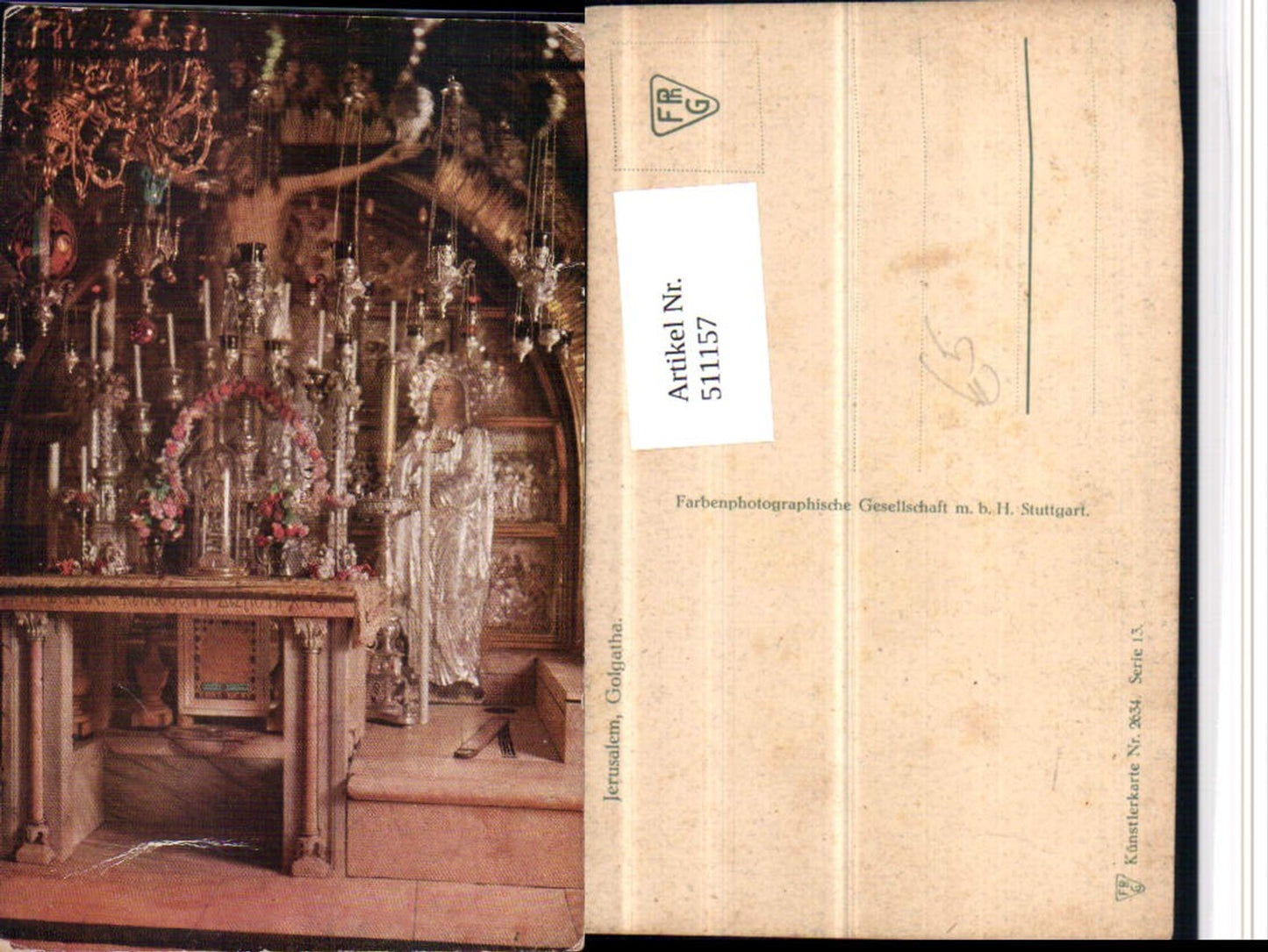 511157,Israel Jerusalem Golgatha Altar