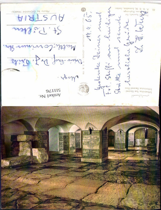 511176,Israel Jerusalem Lithostrotos Vue Generale Platz