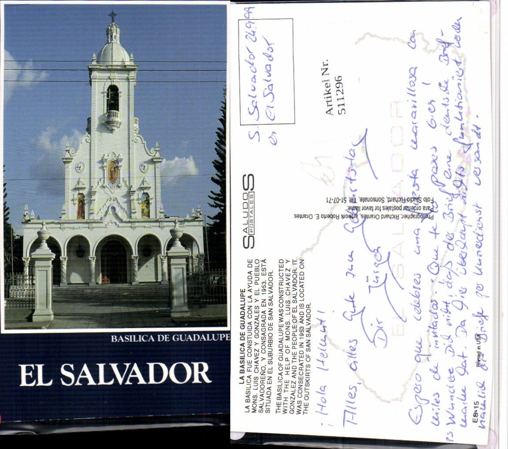 Alte Ansichtskarte – Old Postcard