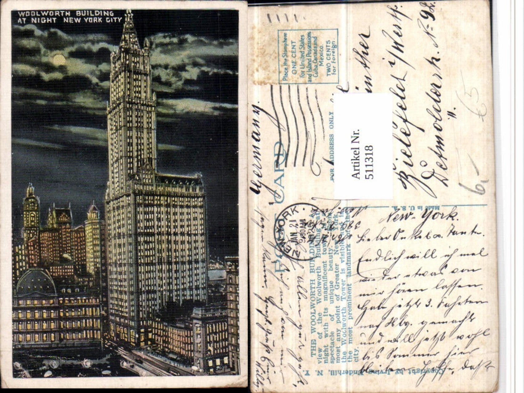 Alte Ansichtskarte – Old Postcard