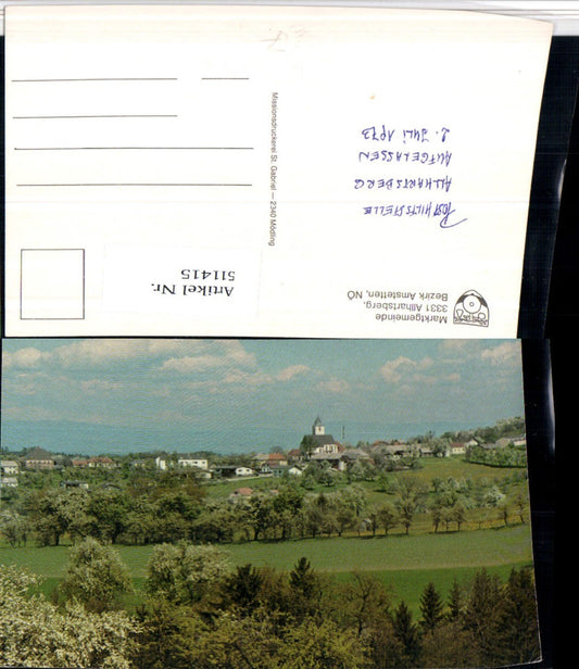 511415,Allhartsberg b. Amstetten Teilansicht Kirche