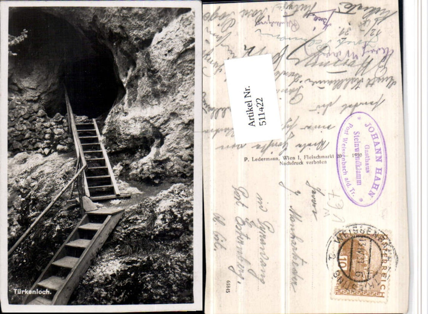 511422,Türkenloch b. Weissenbach an d. Triesting Höhle