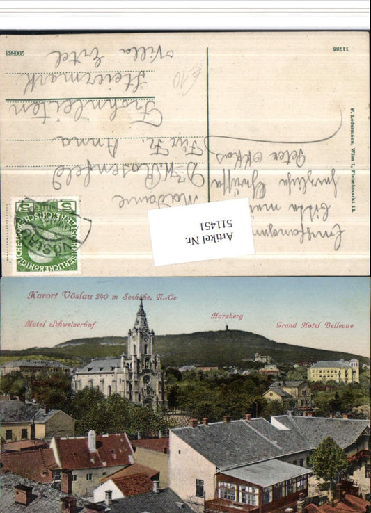 511451,Bad Vöslau Kirche Hotel Schweizerhof Grand Hotel Bellevue