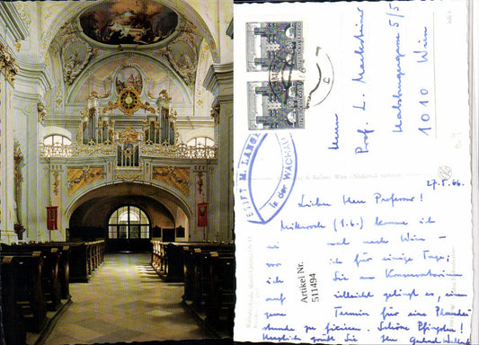 511494,Maria Langegg b. Bergern Wallfahrtskirche Barockorgel Orgel