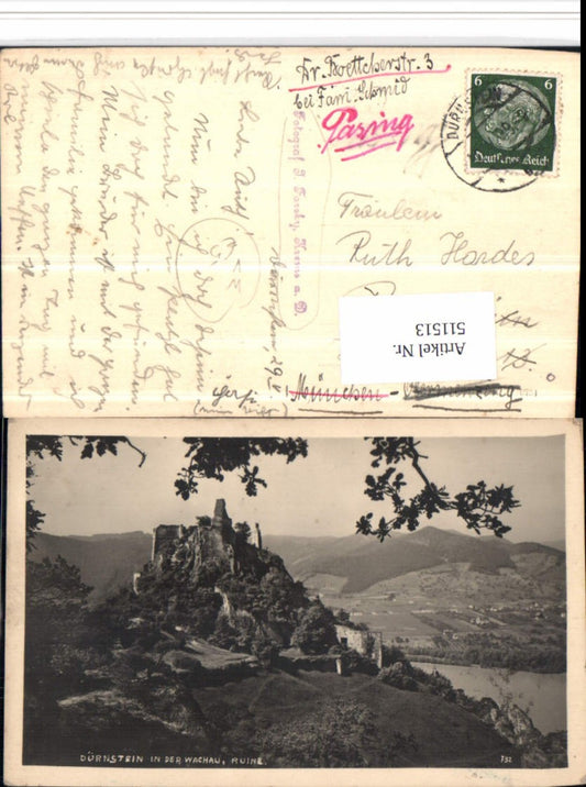 511513,Dürnstein in d. Wachau Ruine pub Foto J. Farsky
