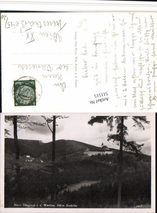 511515,Kirche Maria Langegg in d. Wachau b. Bergern