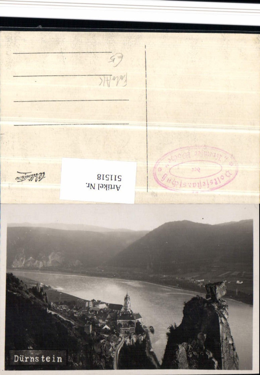 511518,Foto AK Dürnstein an d. Donau Totale