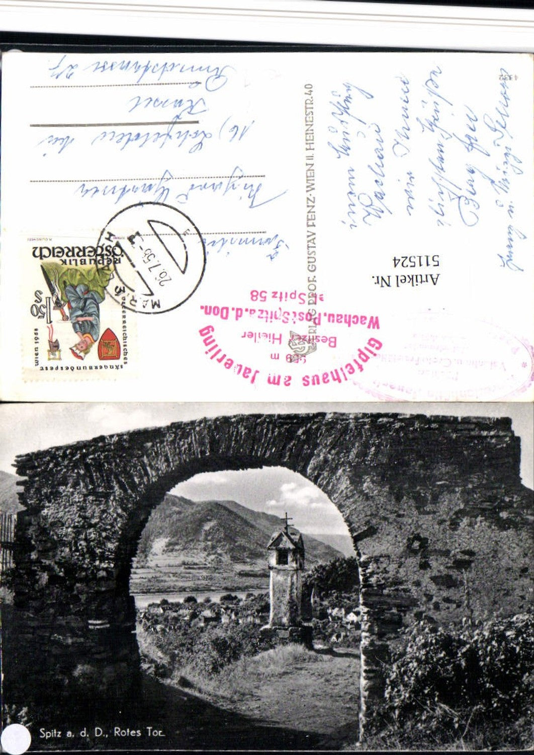 511524,Spitz an d. Donau Rotes Tor Bildstock