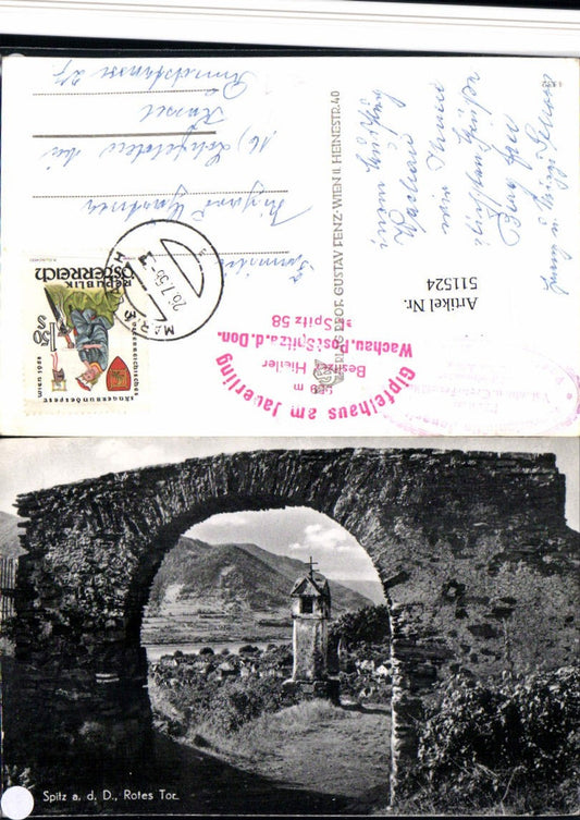 511524,Spitz an d. Donau Rotes Tor Bildstock