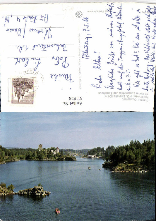 511528,Stausee Ottenstein b. Rastenfeld m. Ruine Liechtenfels