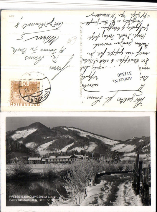 511550,Türnitz Pflege- u. Erholungsheim Auhof Winterbild