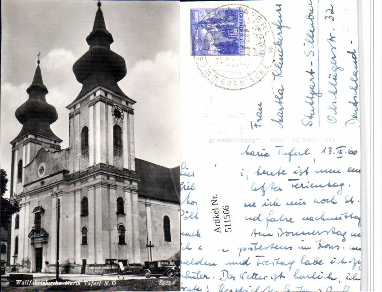 511566,Wallfahrtskirche Kirche Maria Taferl Auto