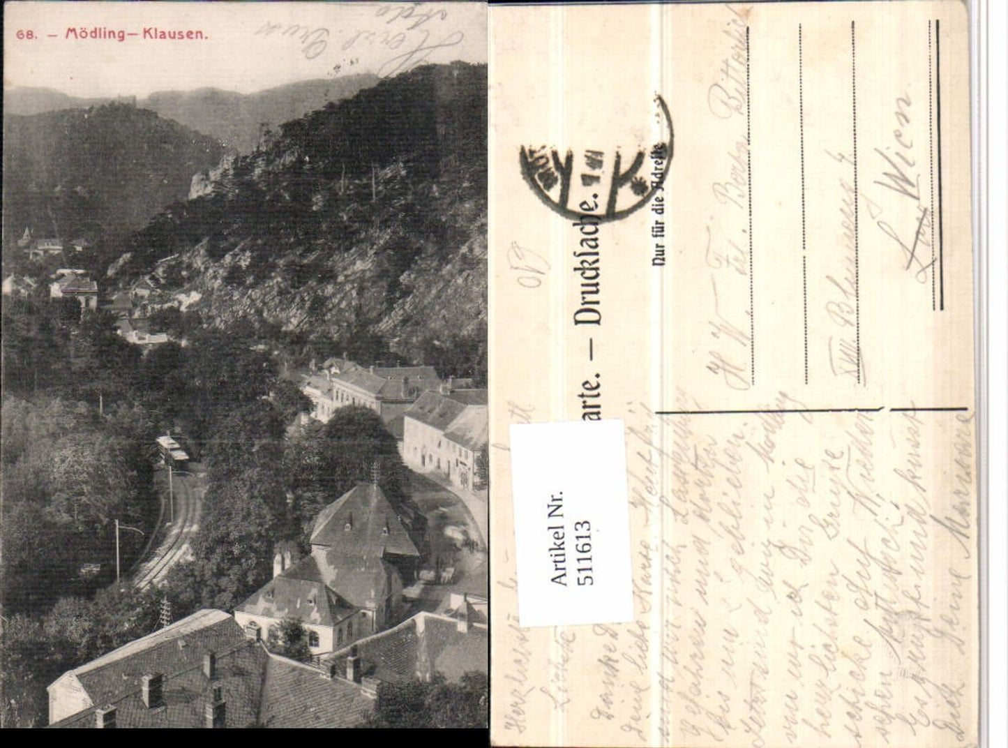 511613,Mödling Klausen Teilansicht
