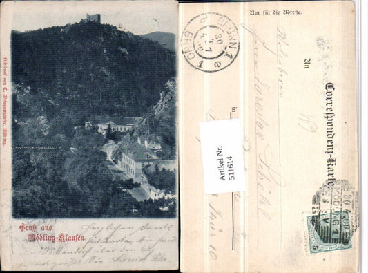 511614,Gruß aus Mödling Klausen Ruine