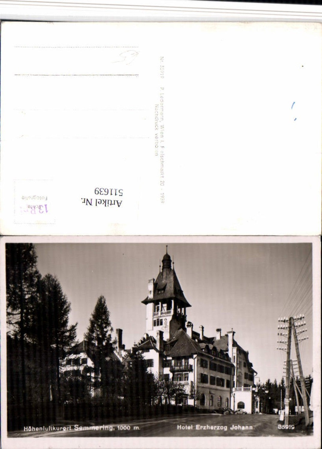 511639,Semmering Hotel Erzherzog Johann