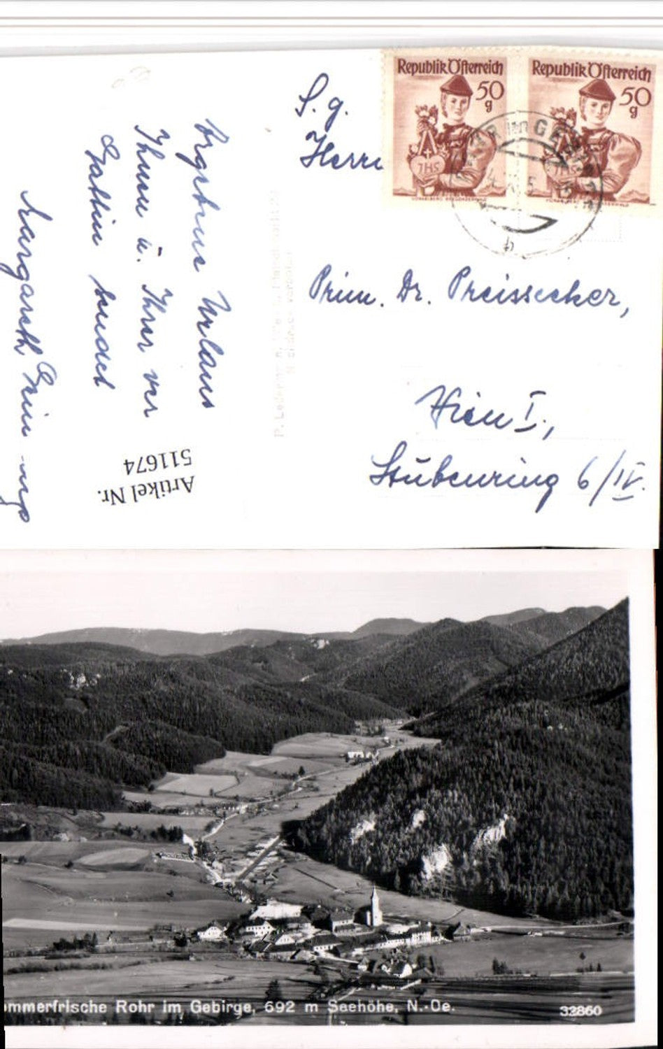 511674,Rohr im Gebirge Totale Bergkulisse