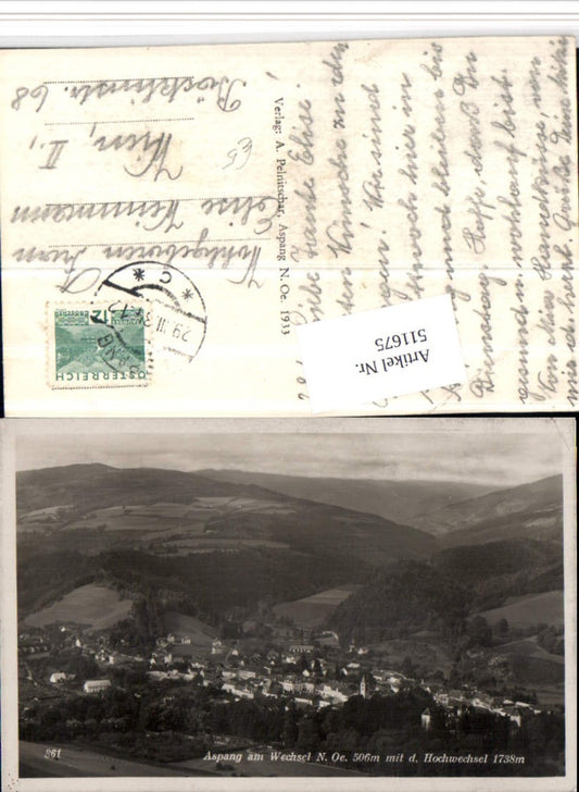 511675,Aspang am Wechsel Totale m. Hochwechsel
