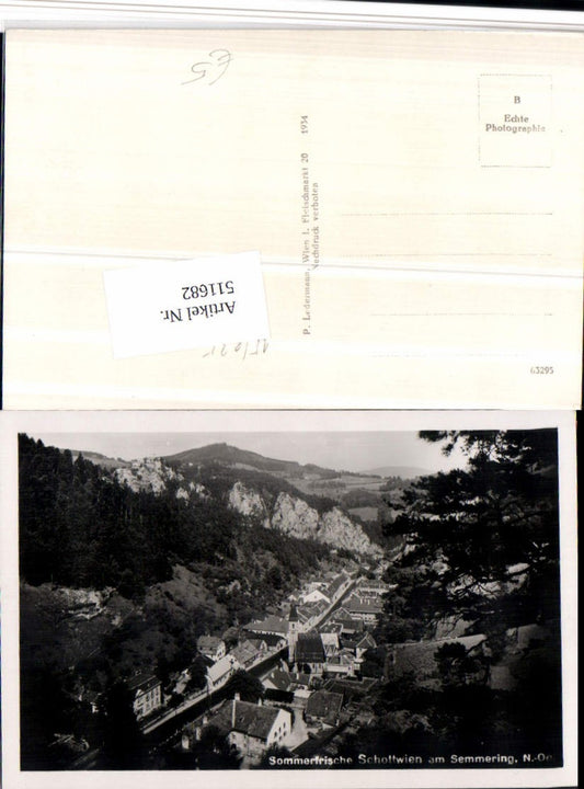 511682,Schottwien am Semmering Totale