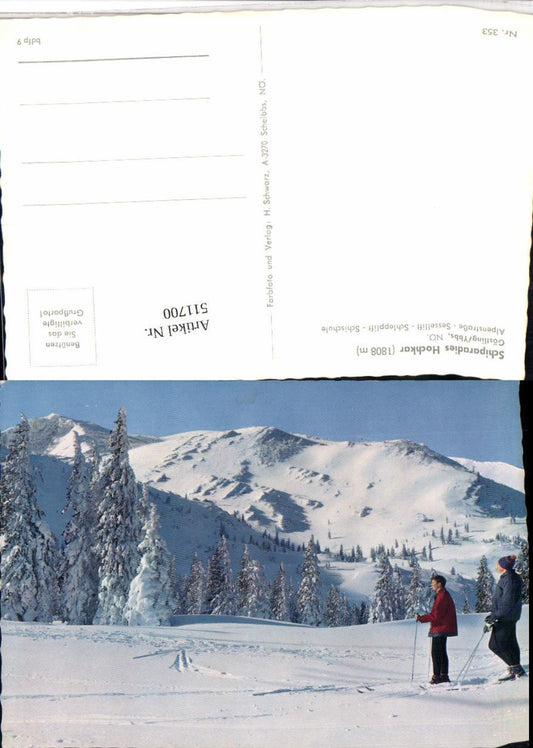 511700,Hochkar b. Göstling an d. Ybbs Bergkulisse Winterbild