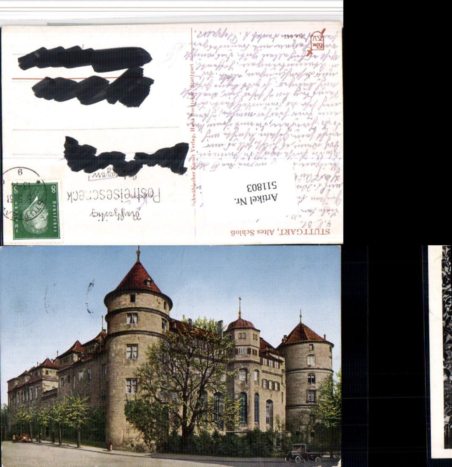 511803,Stuttgart Altes Schloss Türme