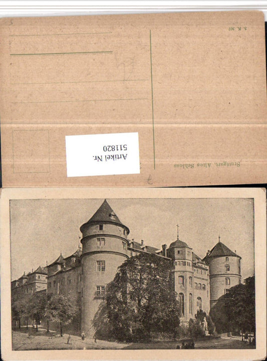 511820, Stuttgart Old Castle Towers
