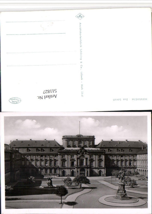 511827, Mannheim Castle Monument Statue