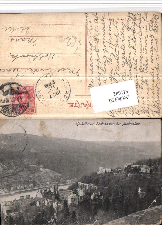 511842, Heidelberg Castle of the Molkenkur pub Dr. Trenkler 42