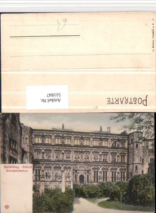 511847, Heidelberg Otto Heinrichsbau Castle