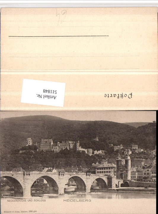 511848,Heidelberg Neckar Bridge Bridge and Castle