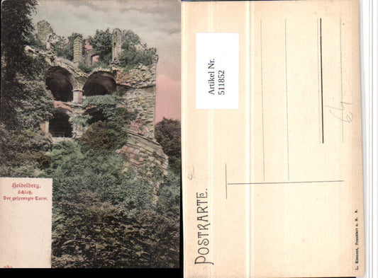 511852, Heidelberg Castle, Blown-Up Tower
