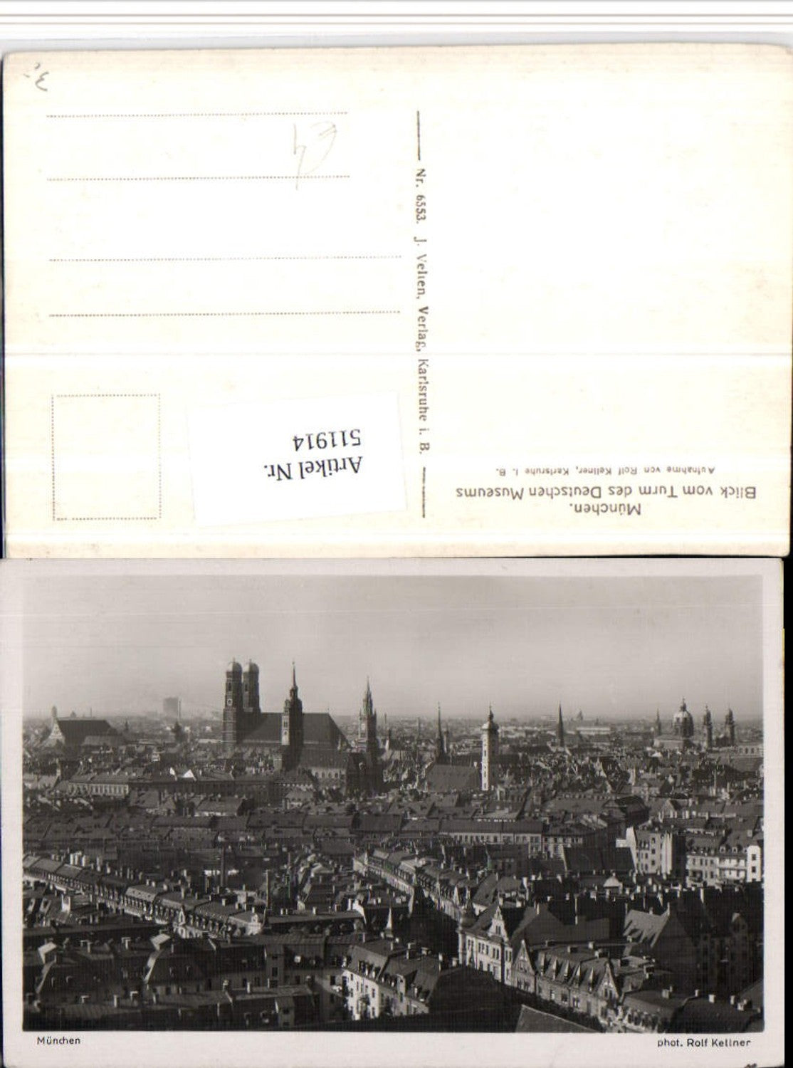 511914,München Teilansicht vom Turm des Deutschen Museums