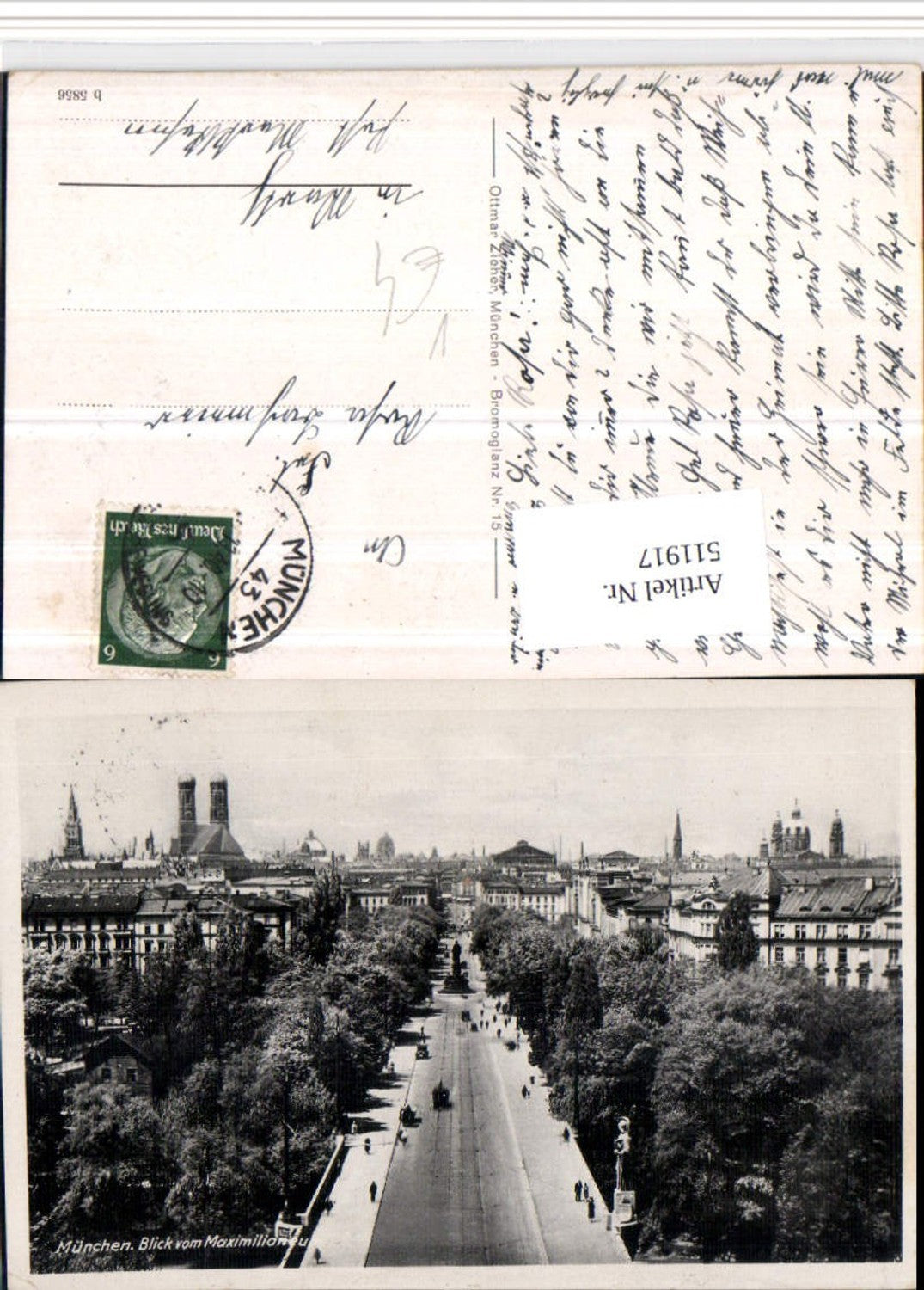 511917,München Teilansicht vom Maximilianeum pub Ottmar Zieher 15